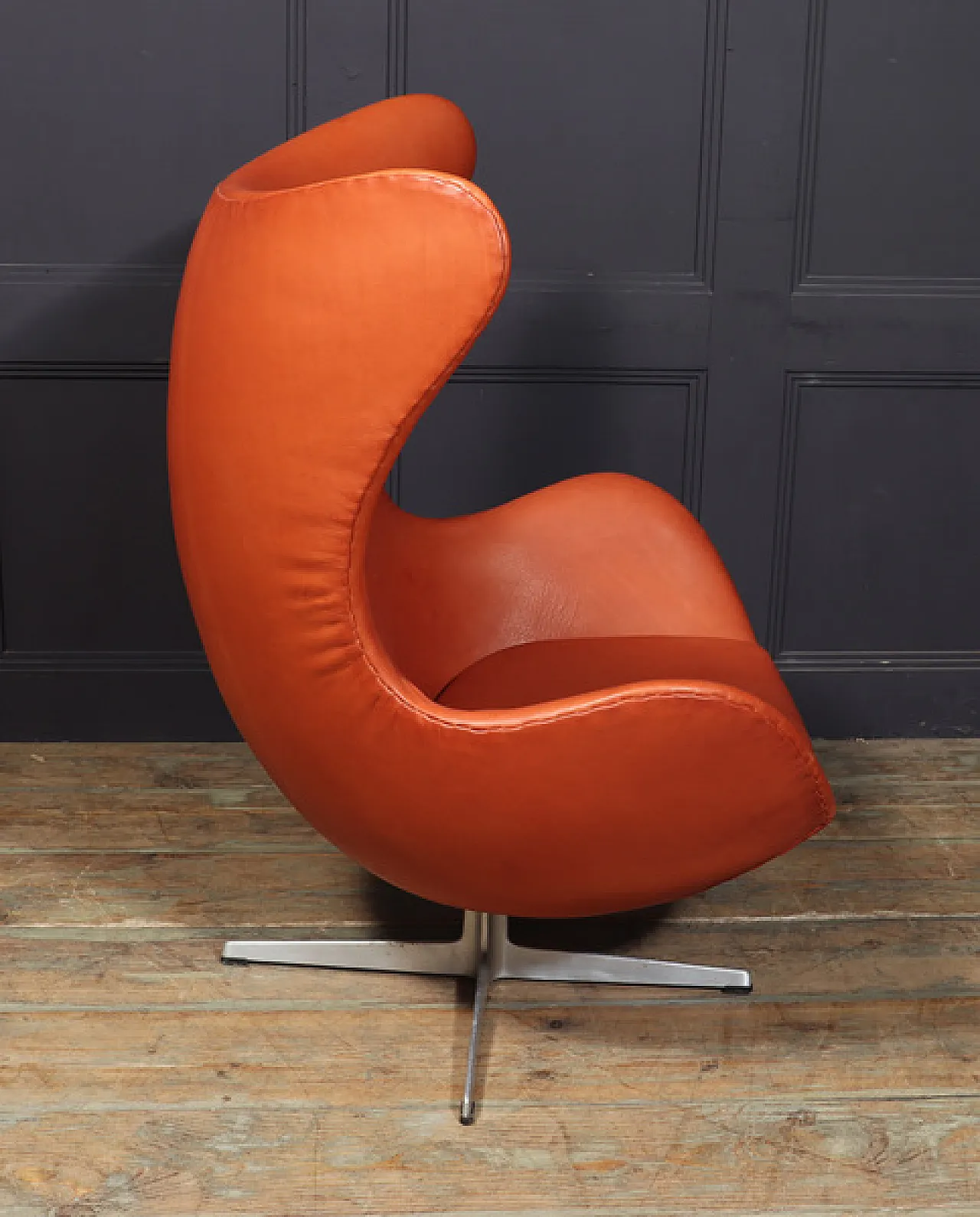 Sedia Egg in pelle di Fritz Hansen 7