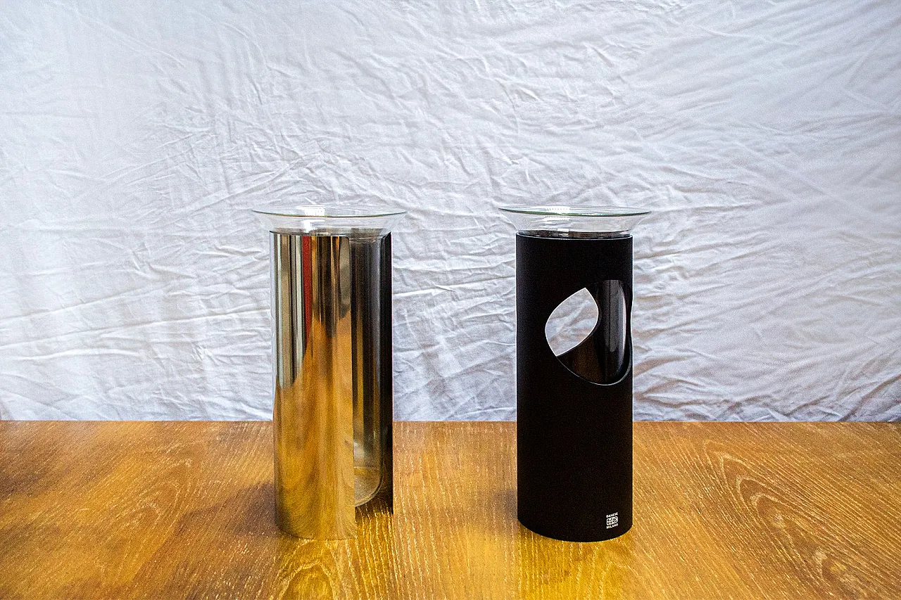 Pair of Camicia series Vases by Enzo Mari for Danese, 1960s 2