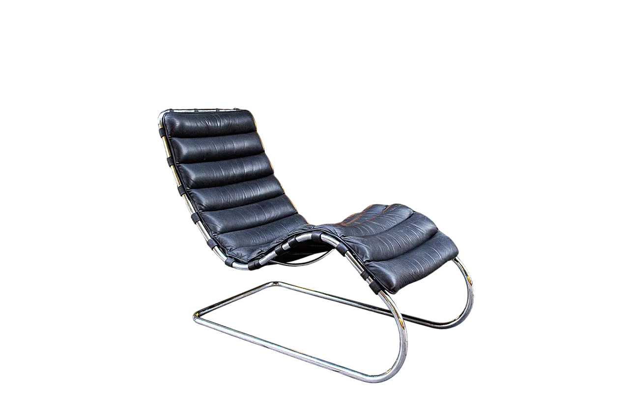 Chaise longue MR di Ludwig Mies Van Der Rohe per Knoll, anni '80 7
