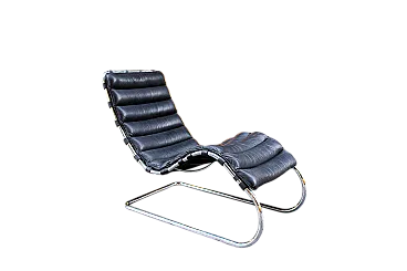 Chaise longue MR di Ludwig Mies Van Der Rohe per Knoll, anni '80