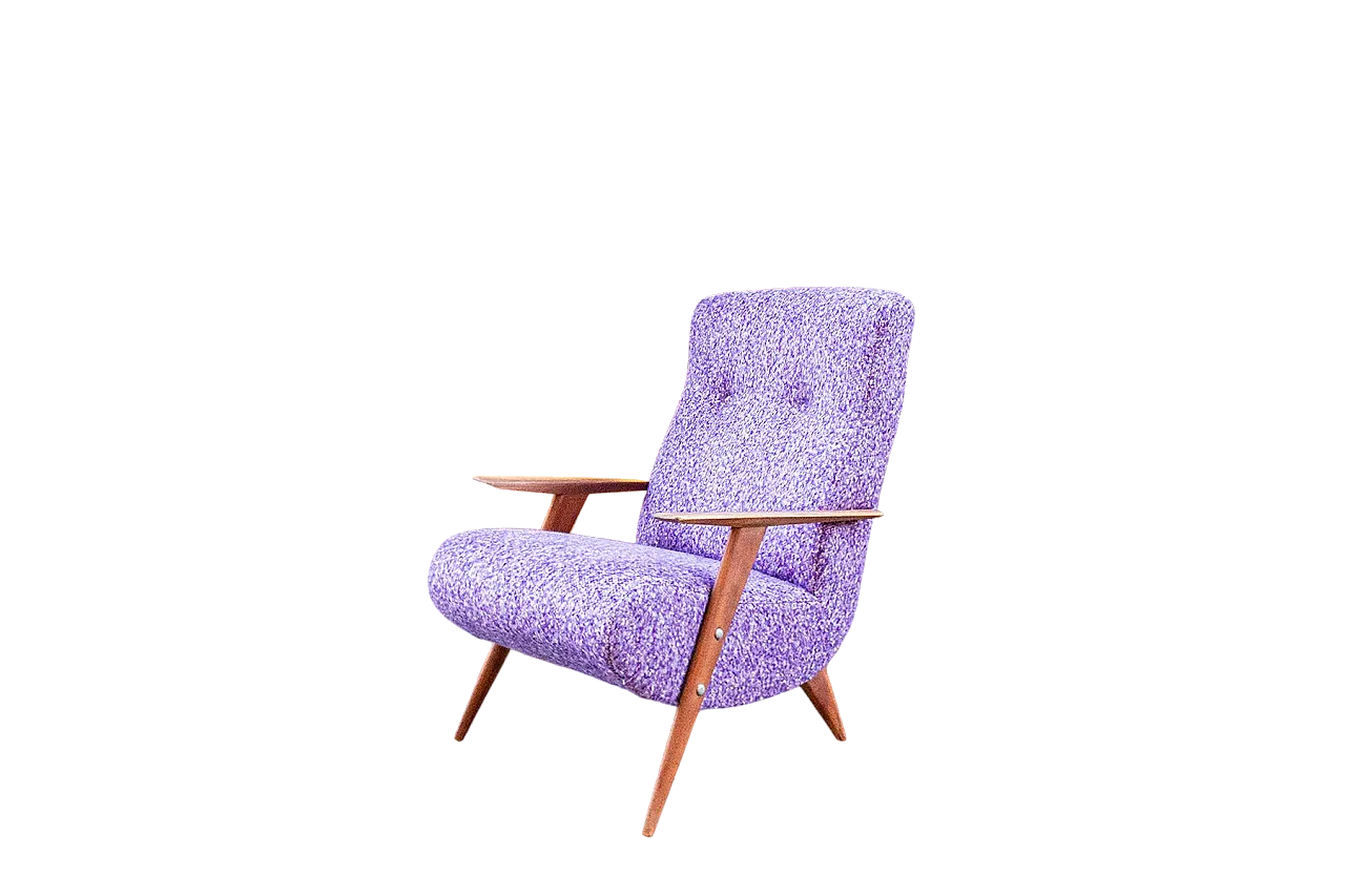 Lounge chair by Guglielmo Veronesi, 1950s 6