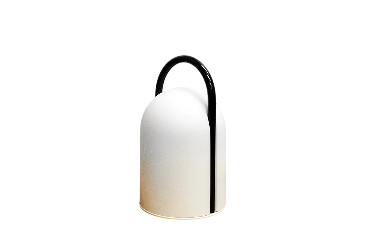 Tender glass and metal lamp by Lanciani Romolo for Tronconi, 1980s 5