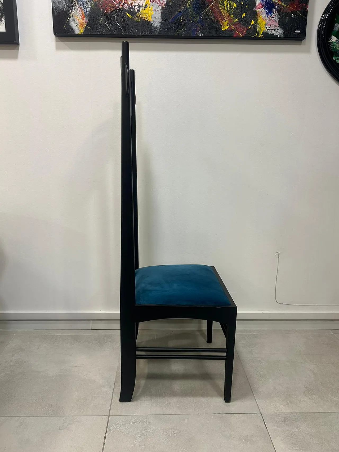 Pair of Argyle chairs by C.R. Mackintosh for Cassina, 1970s 7