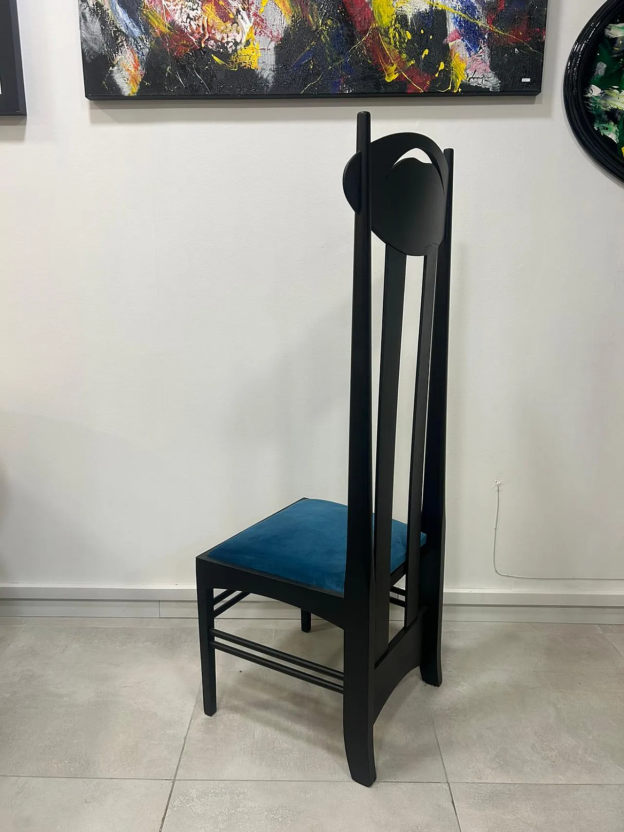 Pair of Argyle chairs by C.R. Mackintosh for Cassina, 1970s 9