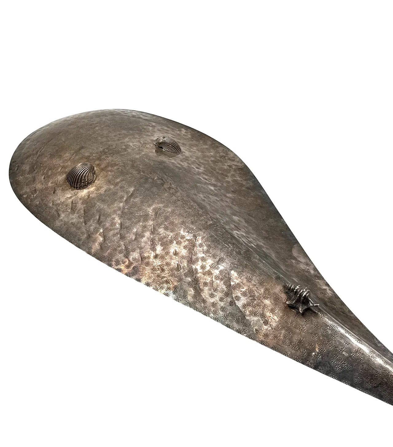 Silver plated shell centrepiece by Raddi, 70s 14