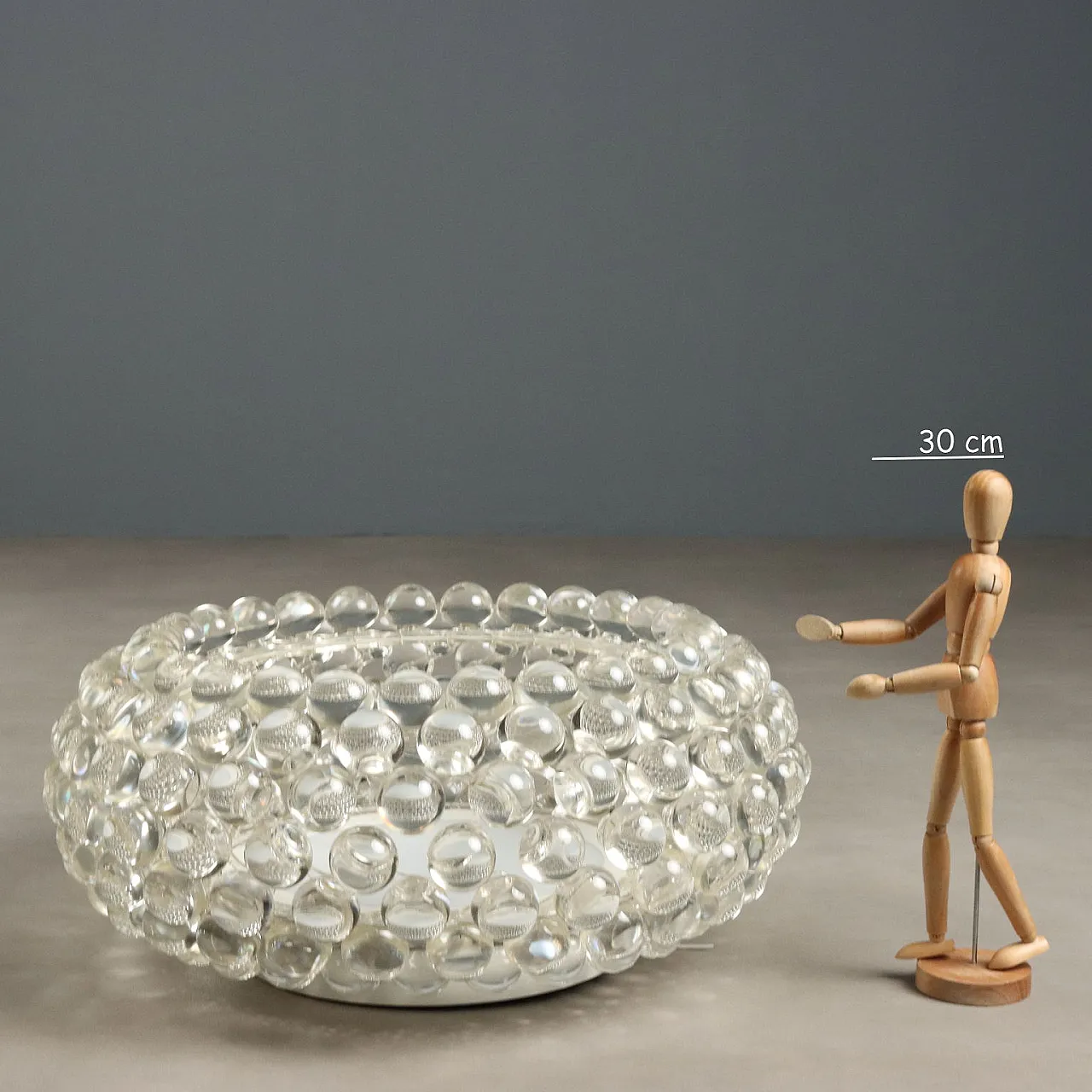 Coppia di plafoniere in policarbonato trasparente a luce diffusa, '900 2