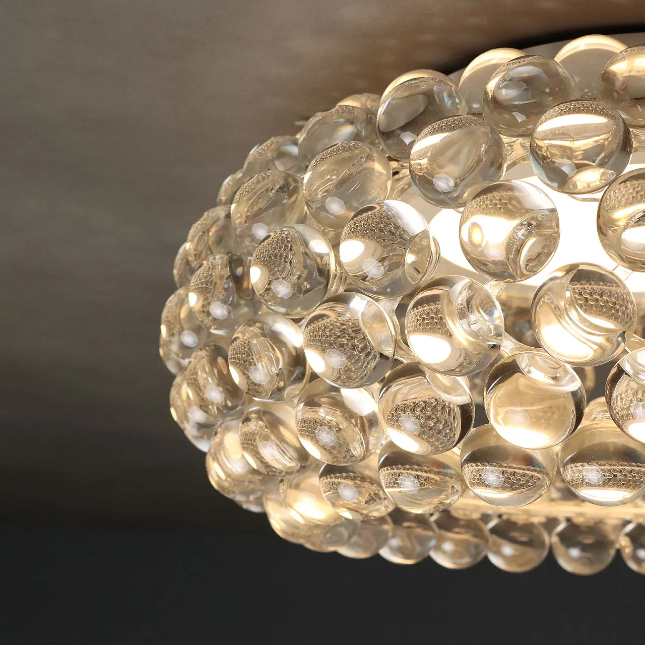 Coppia di plafoniere in policarbonato trasparente a luce diffusa, '900 5