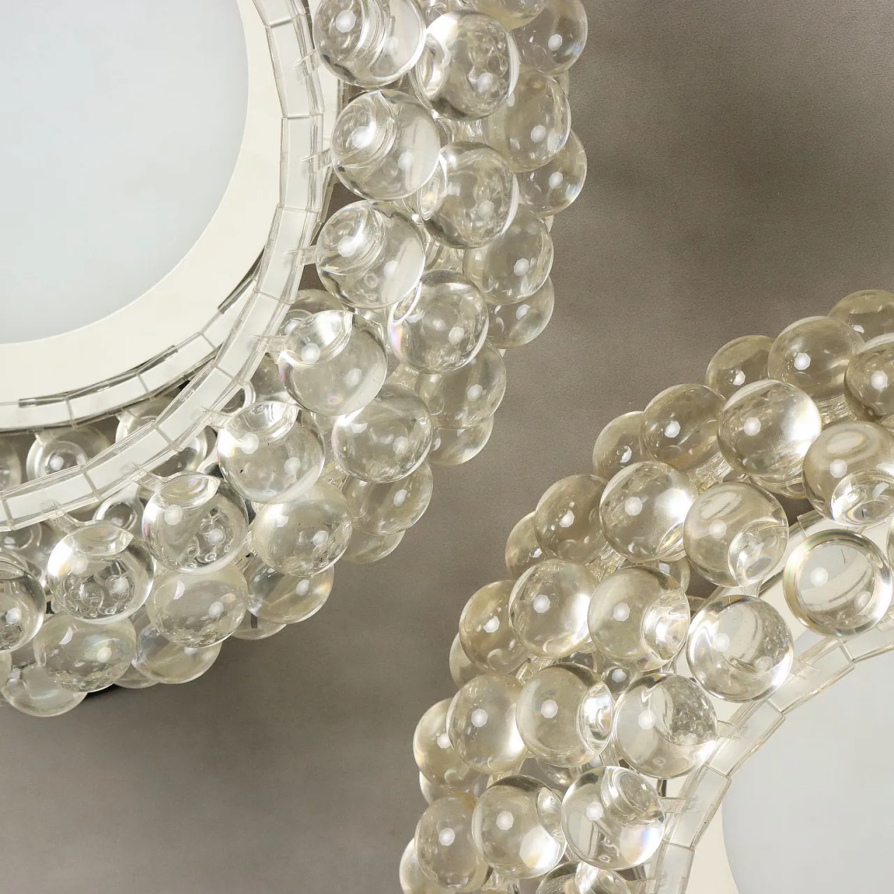 Coppia di plafoniere in policarbonato trasparente a luce diffusa, '900 7