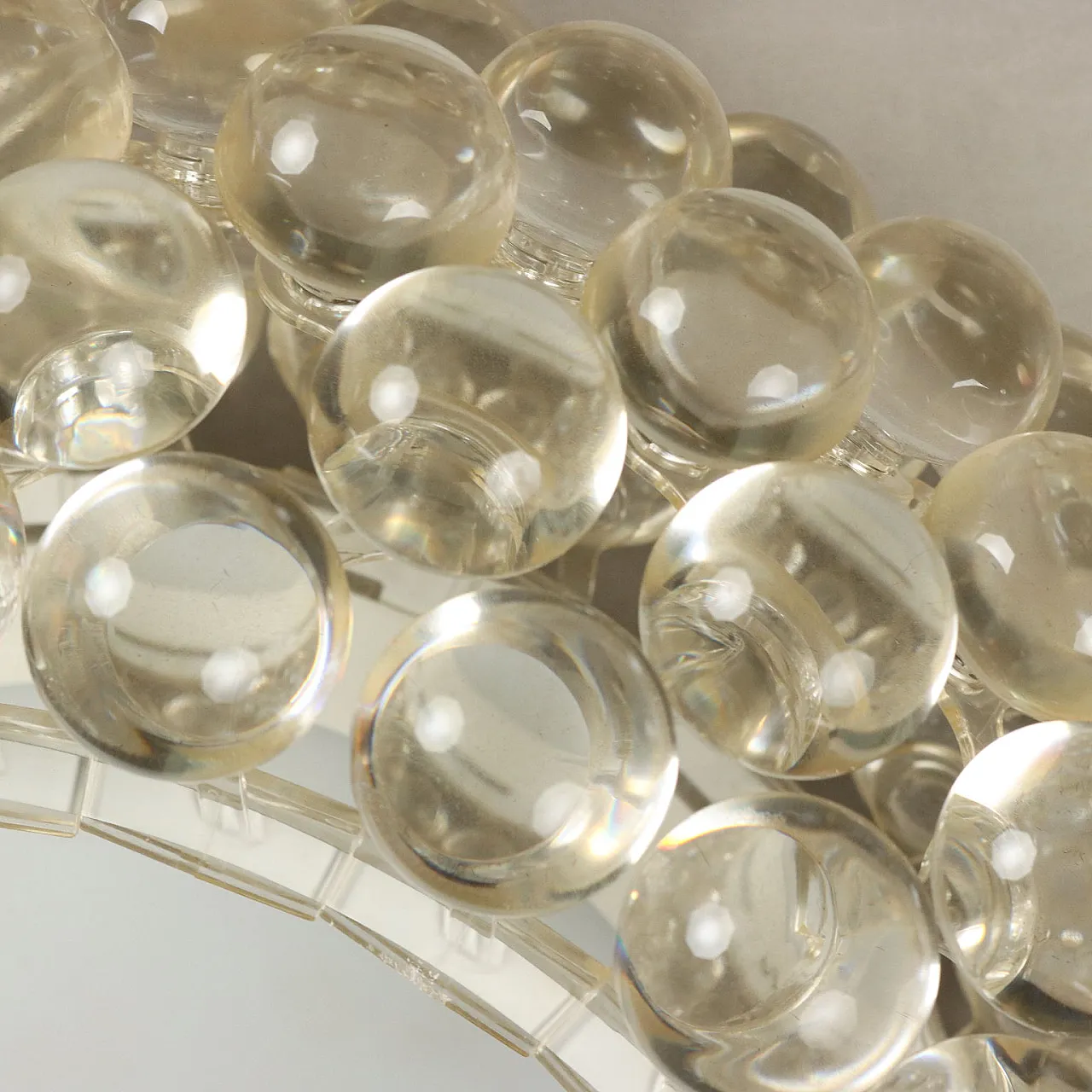 Coppia di plafoniere in policarbonato trasparente a luce diffusa, '900 8