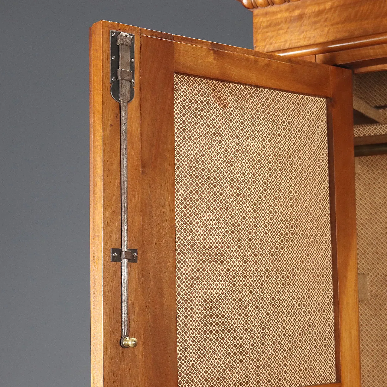 Armadio in noce con cassetti, fine '800 6