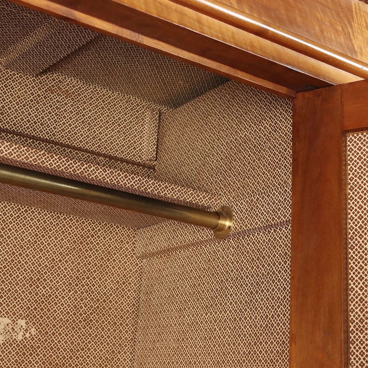 Armadio in noce con cassetti, fine '800 7