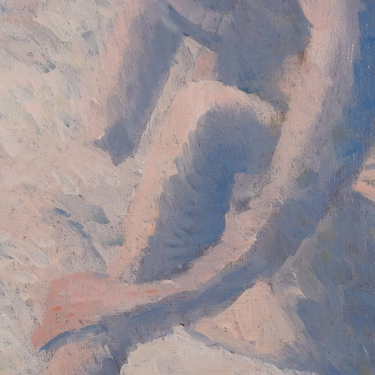 Vittorio Viviani, olio su tela con cornice, '900 5