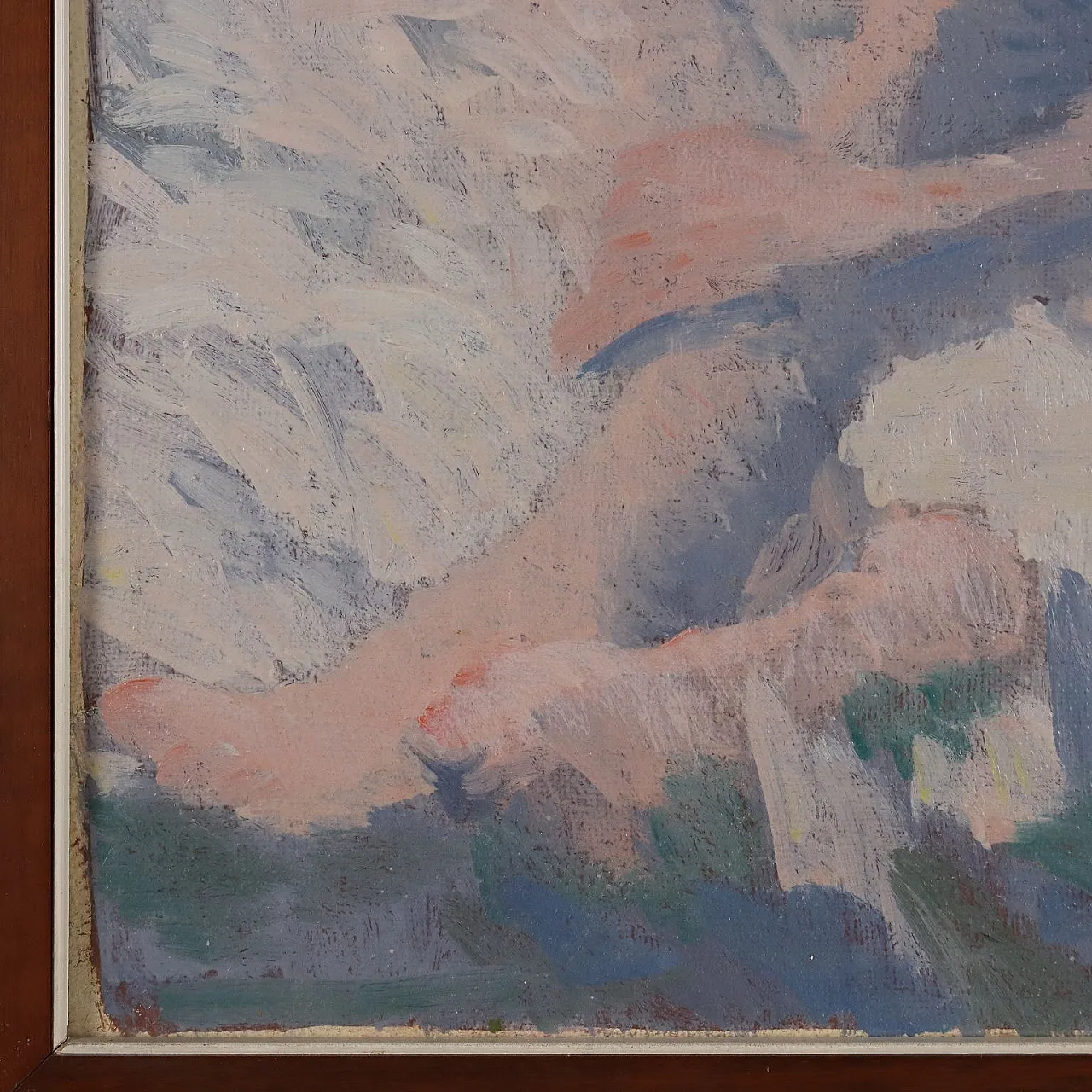 Vittorio Viviani, olio su tela con cornice, '900 6