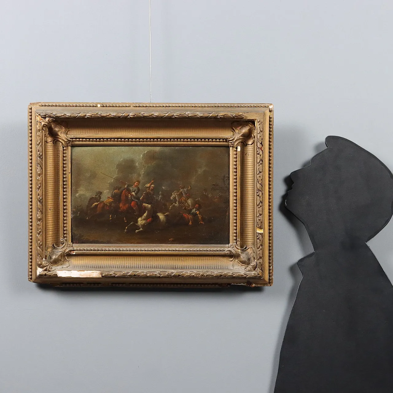 Olio su tavola con cornice, fine '800 2