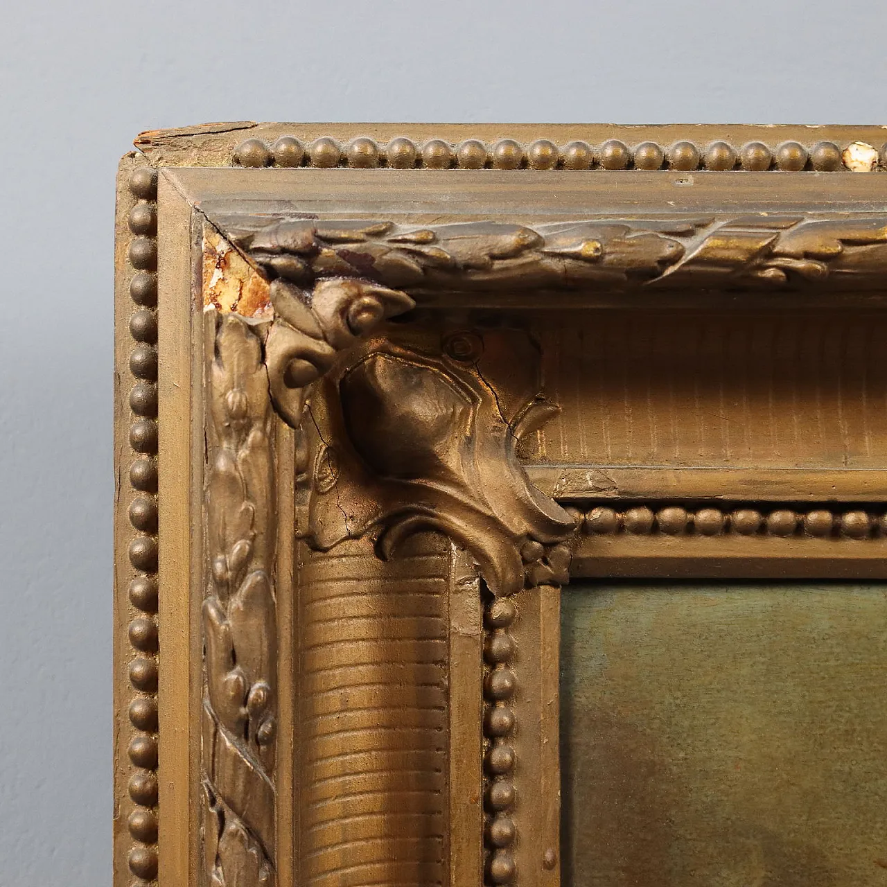 Olio su tavola con cornice, fine '800 10