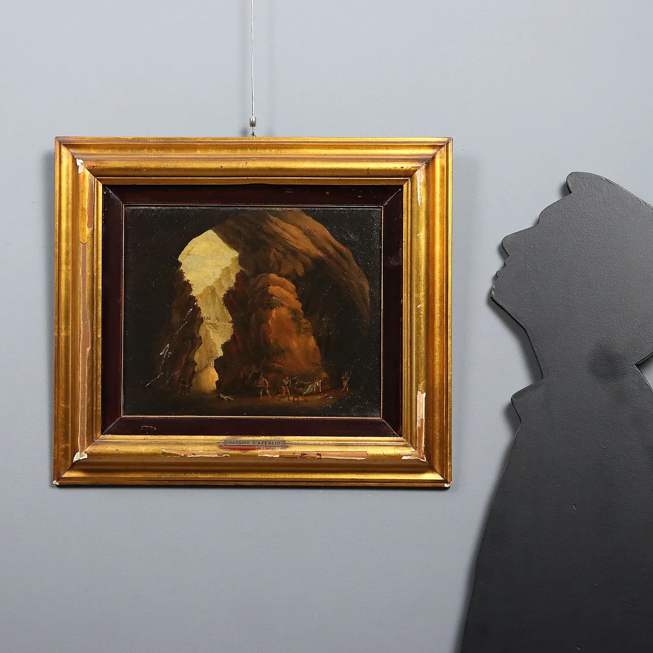 Olio su tela con cornice, '800 2