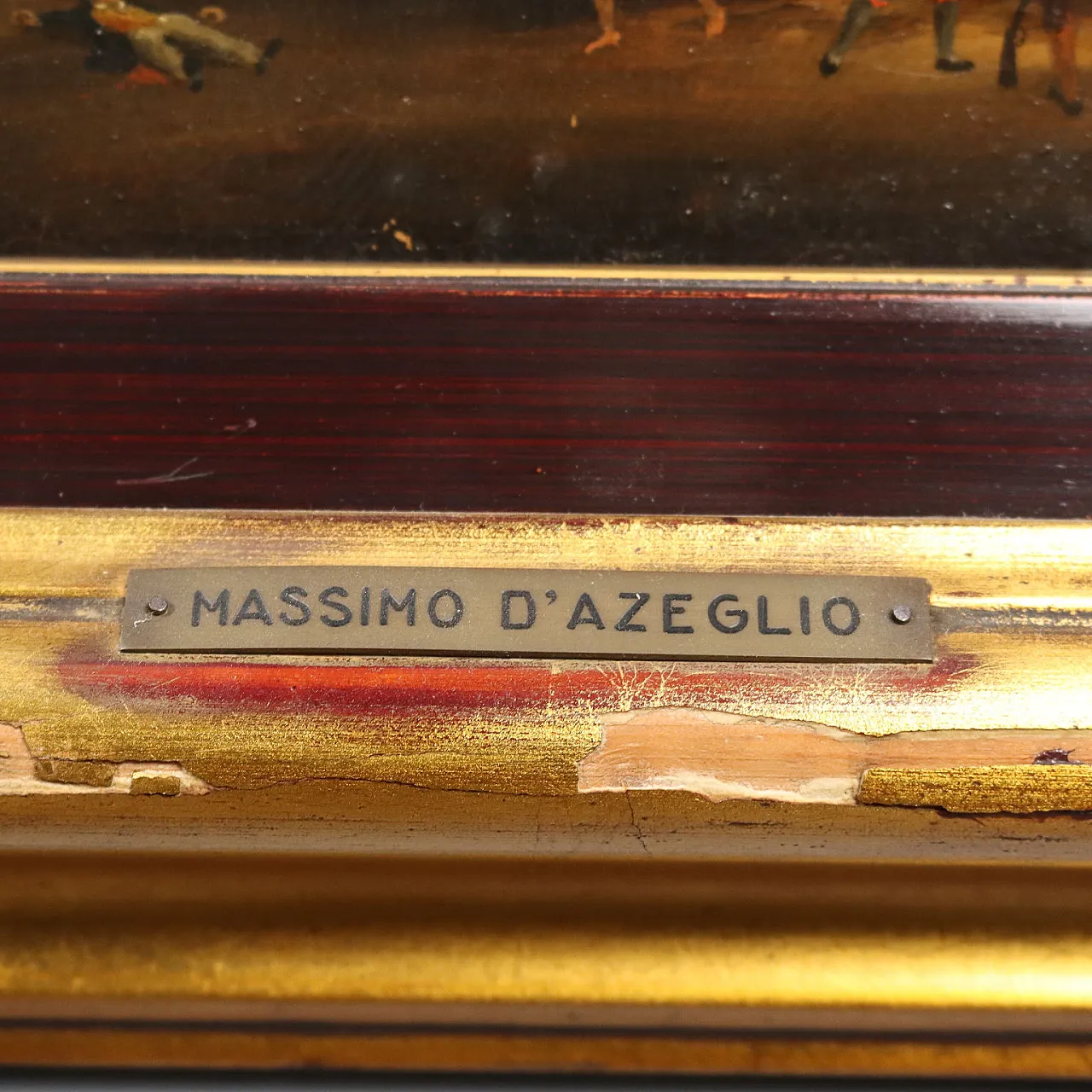 Olio su tela con cornice, '800 7