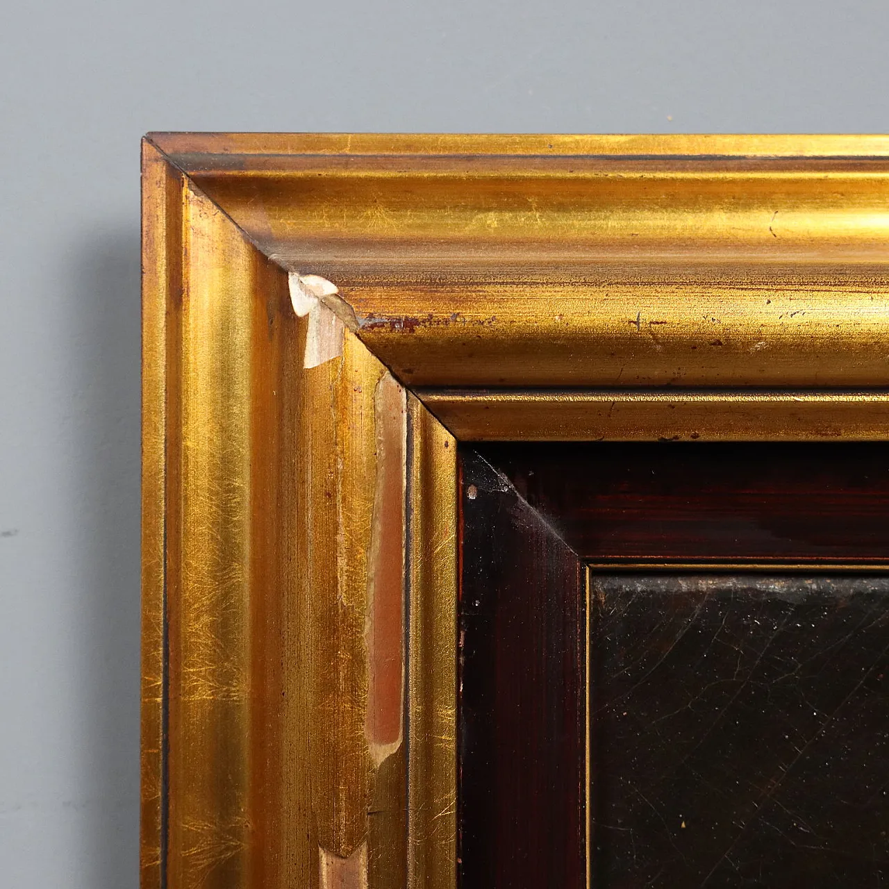 Olio su tela con cornice, '800 8