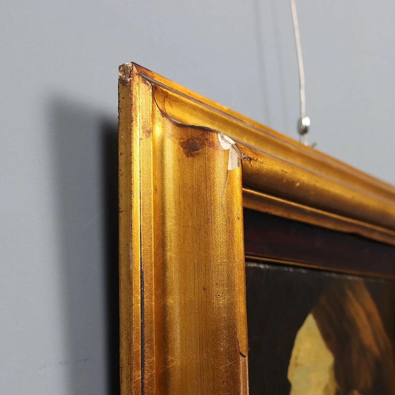 Olio su tela con cornice, '800 9