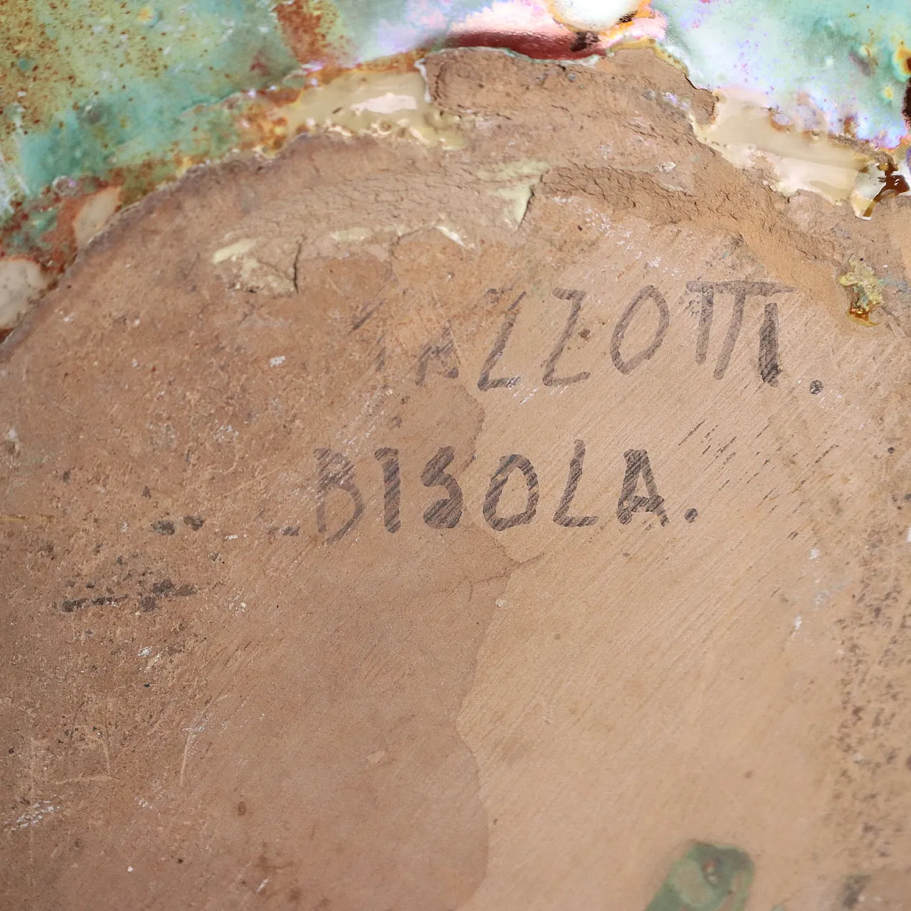 Ceramic pourer with metallic luster, 20th century 10