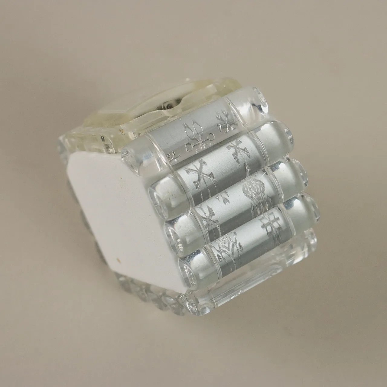 Orologio squadrato a tema natalizio, anni 2000 5