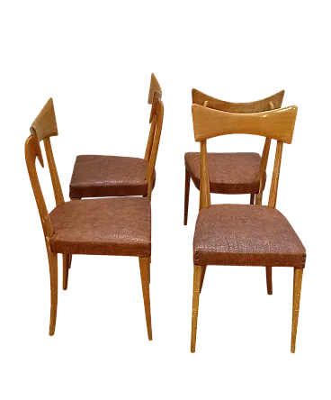 4 chairs, 50s