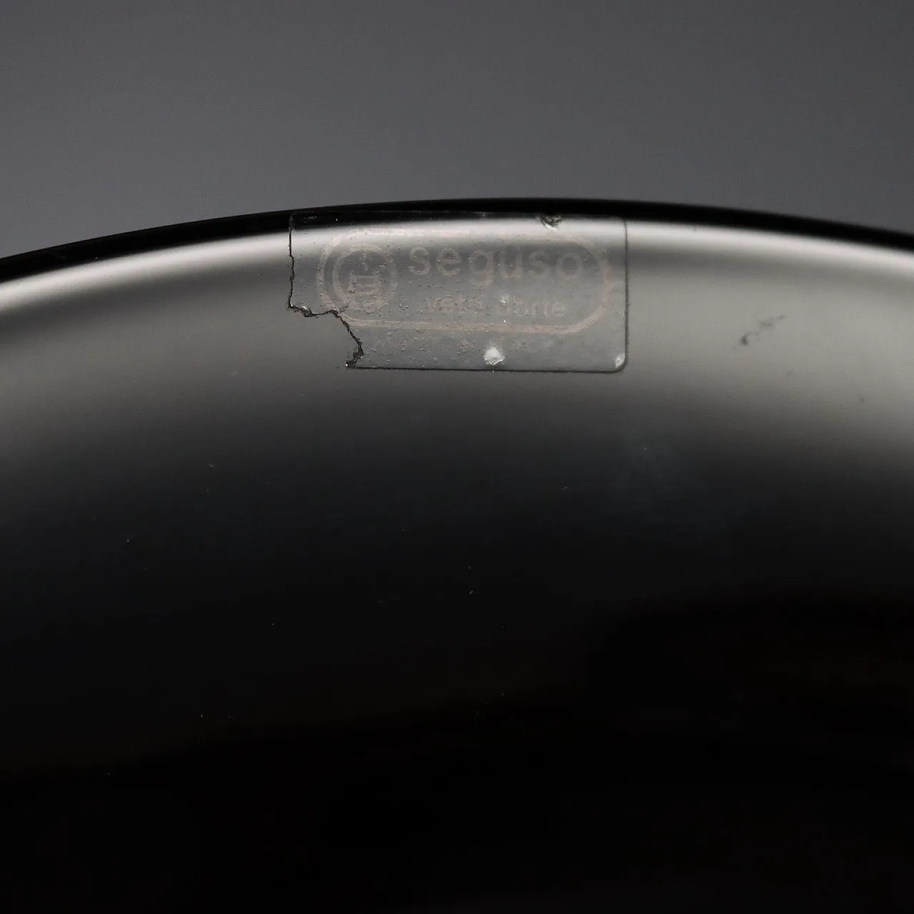 Vaso in vetro nero di Seguso Vetri d'Arte, anni '80 7