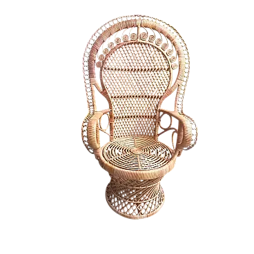 Poltrona Peacock, o poltrona Emmanuelle, 1970s