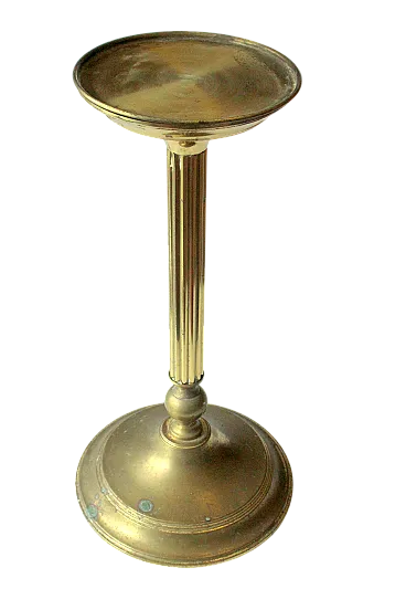 Piedistallo alto in ottone e metallo, anni '60