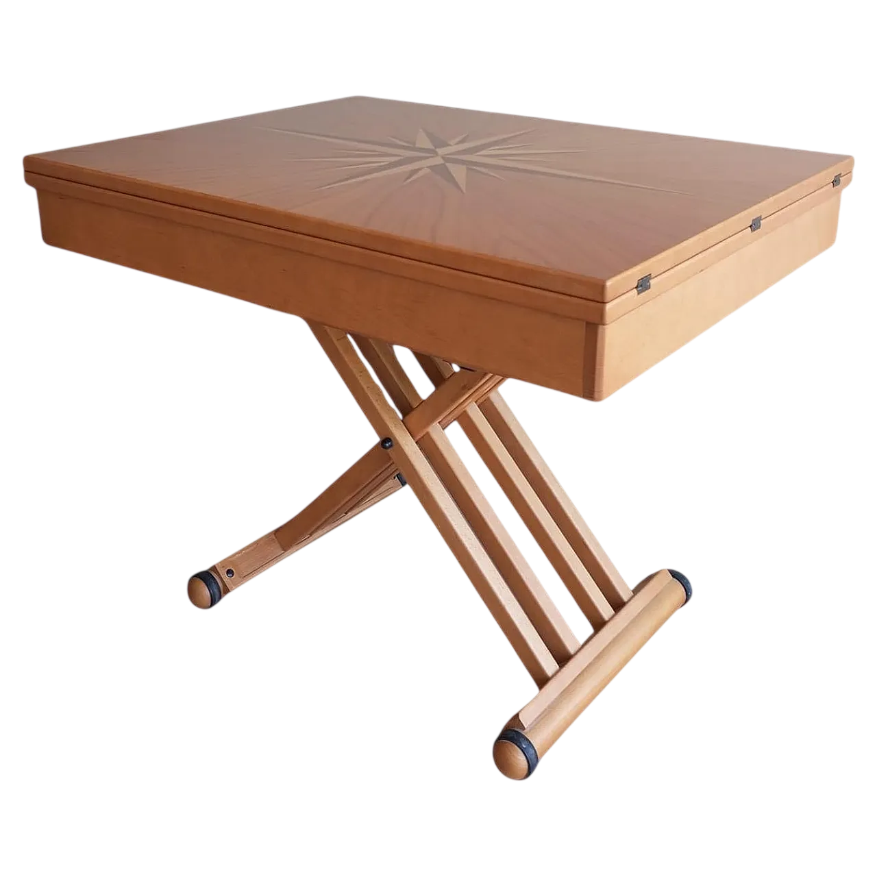 L. G. walnut wood table, Italy, 2000s 17