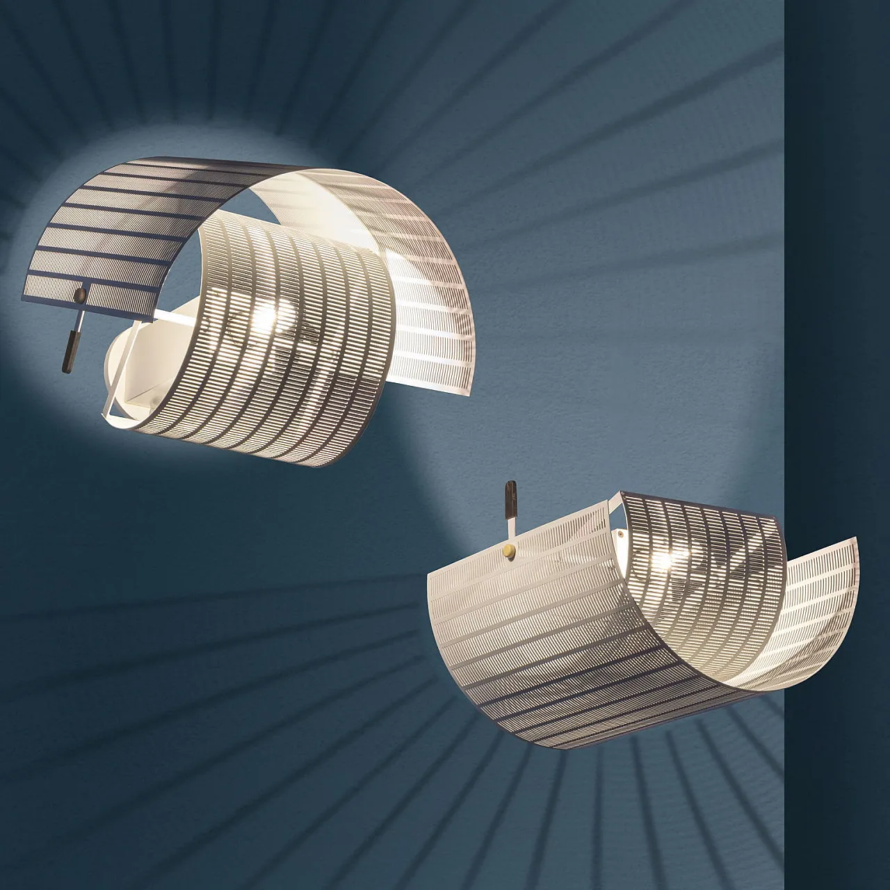 Pair of Shogun lamps by Mario Botta for Artemide, 1980s 3