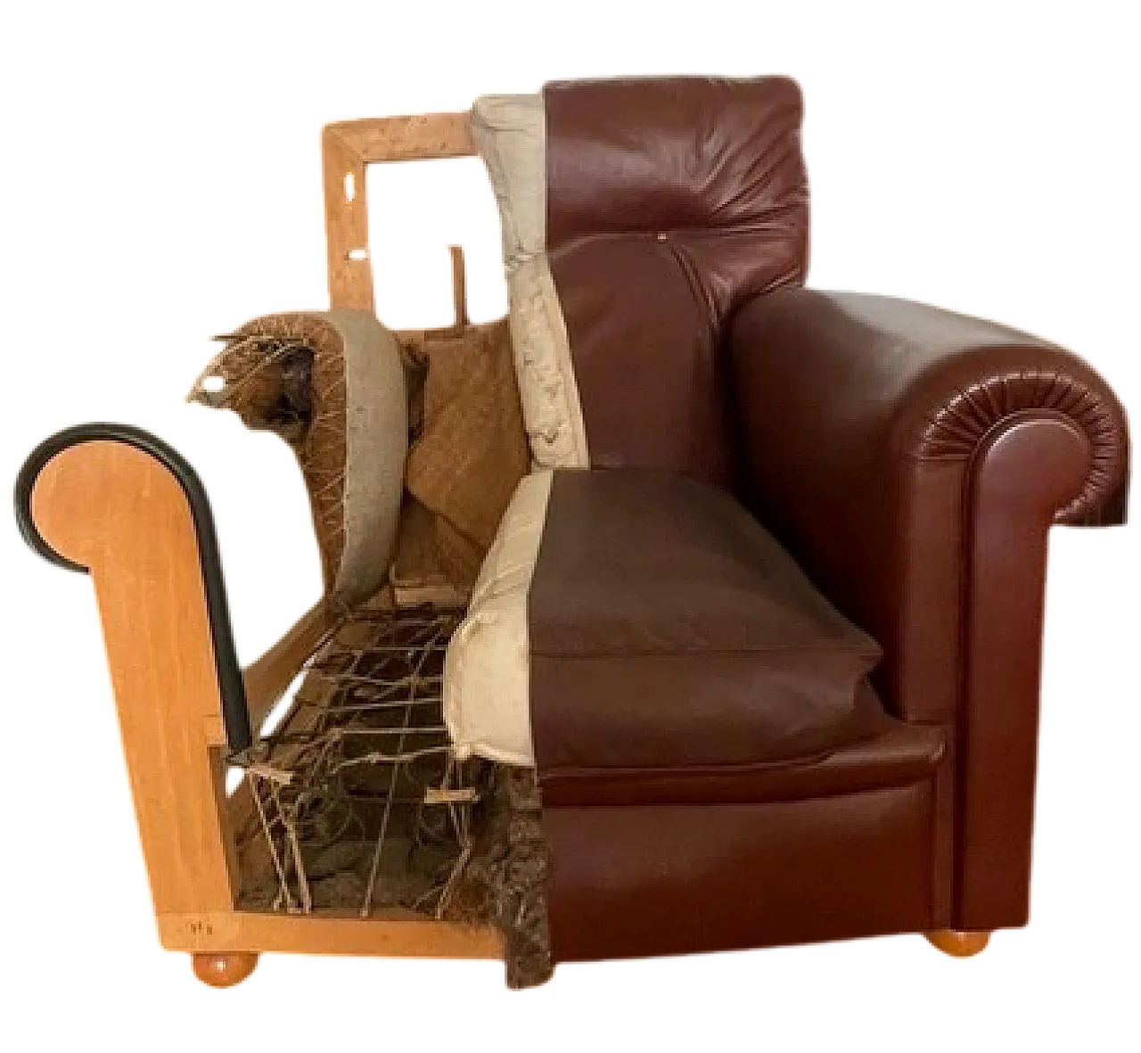 Demonstration Edoardo armchair by Poltrona Frau, 90s 8