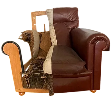 Demonstration Edoardo armchair by Poltrona Frau, 90s