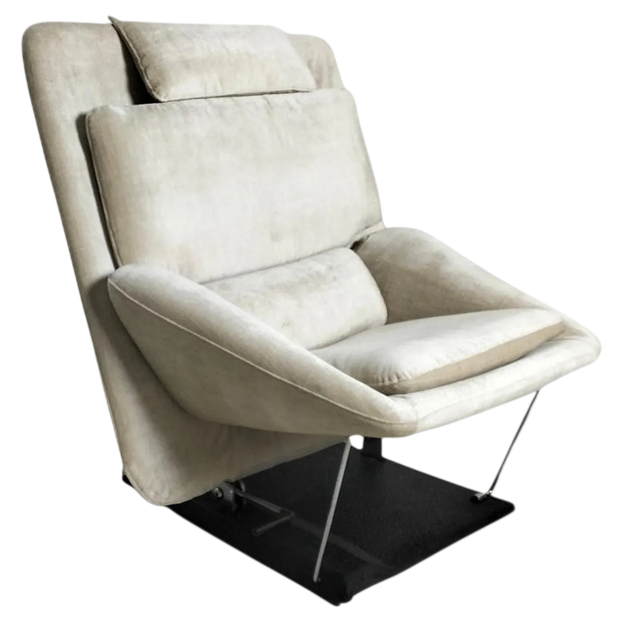 Reclining lounge chair by Vittorio Introini for Saporiti, 70s 14