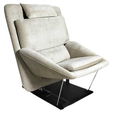 Reclining lounge chair by Vittorio Introini for Saporiti, 70s
