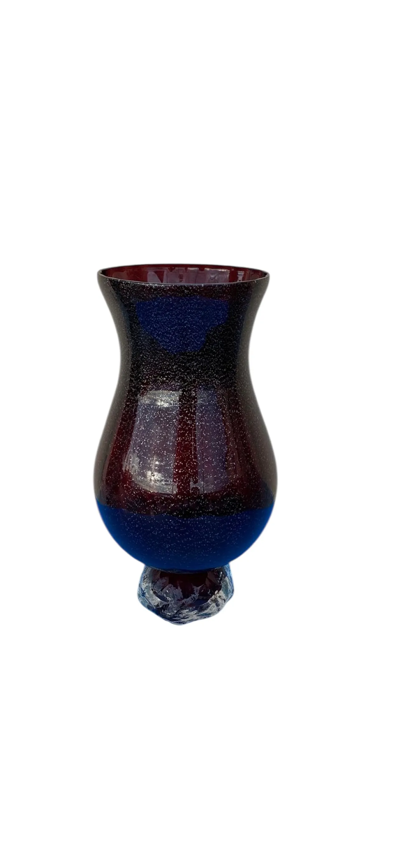 Sculptural Murano glass vase by Barovier & Toso, 1950s 2