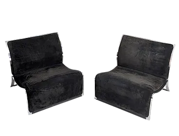 Pair of Lounge Chairs by Vittorio Introini for Saporiti, 1960s