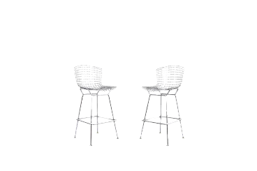 Coppia di sgabelli di Harry Bertoia per Knoll International, anni '70