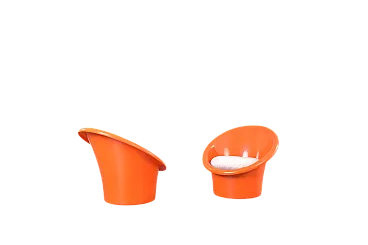 Poltrona Skopa di Ole Gjerløv-Knudsen e Torben Lind per Ikea, 1970