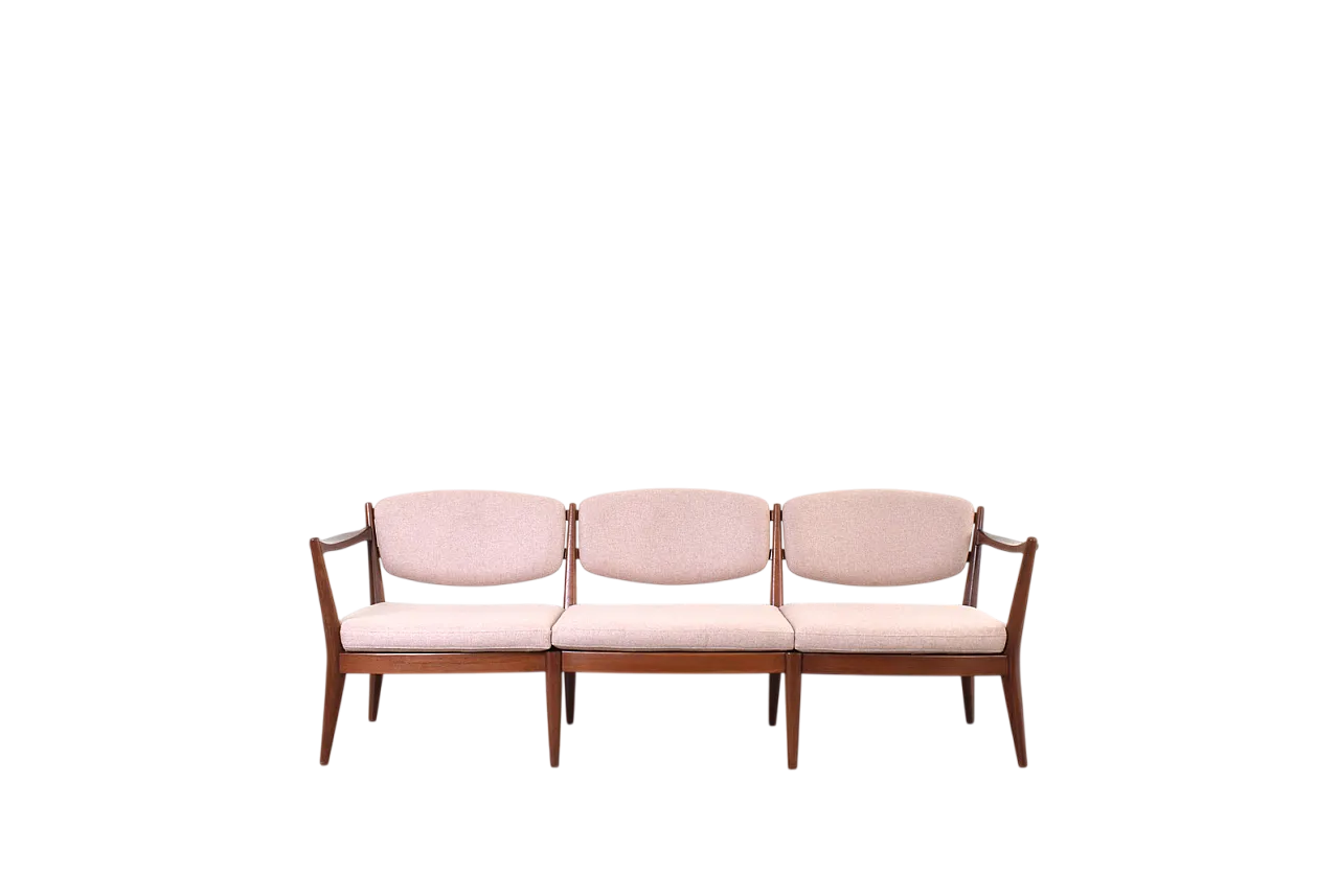 Norwegian sofa by Fredrik A. Kayser & Adolf Relling for Arnestad, 50s 20