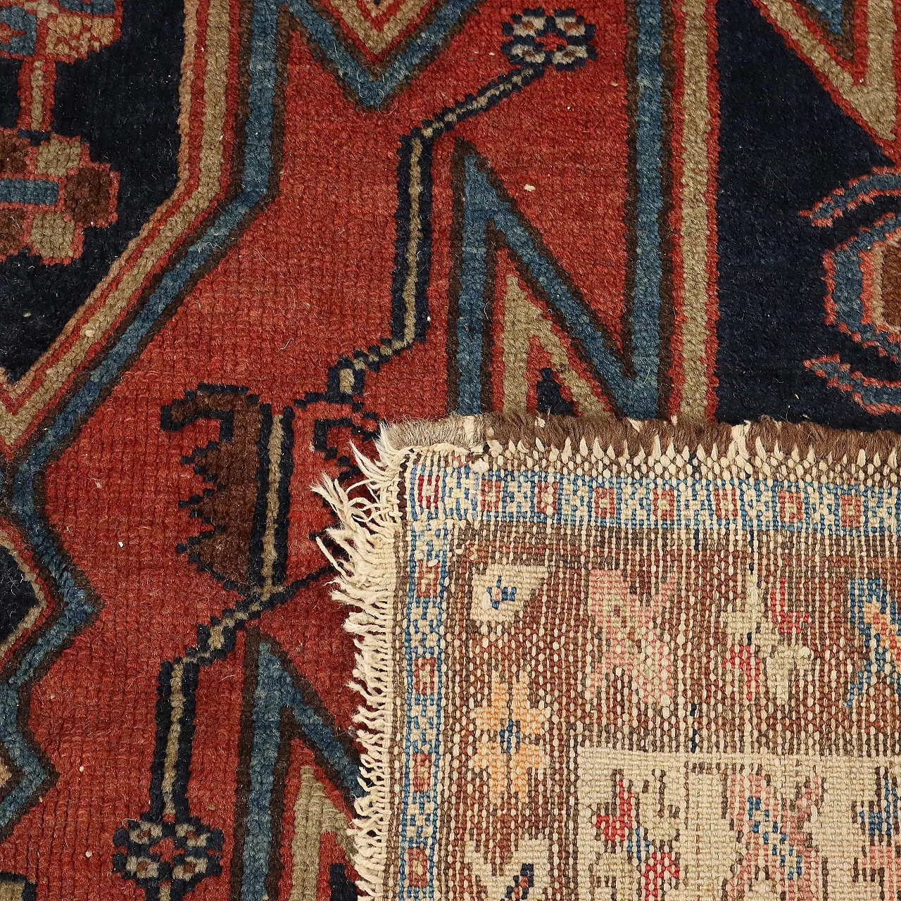 Tappeto iraniano Mazlagan in lana e cotone 9