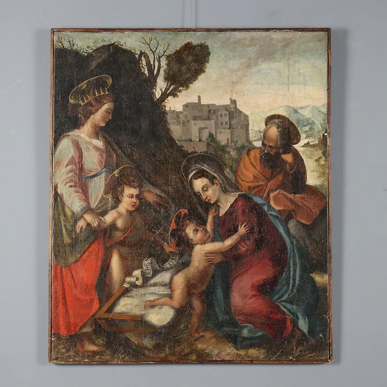 The Holy Family, oil on canvas, 18th century 1