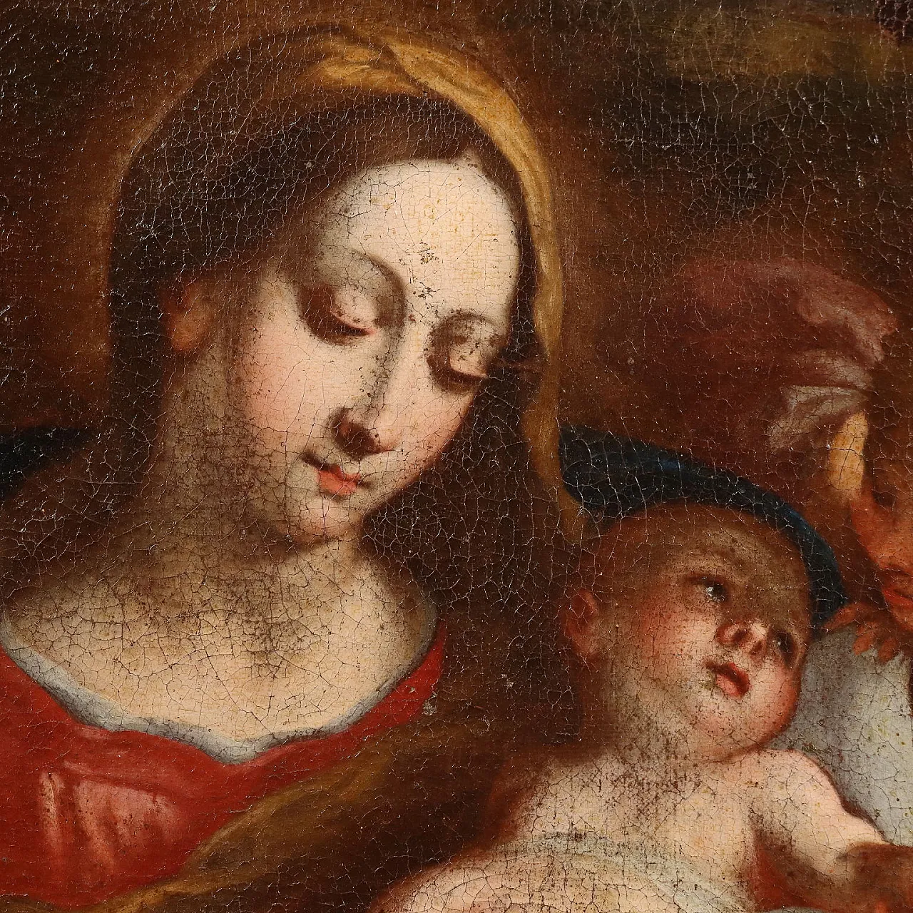 Biblical Scene, oil on canvas, Emilian School, 17th century 4