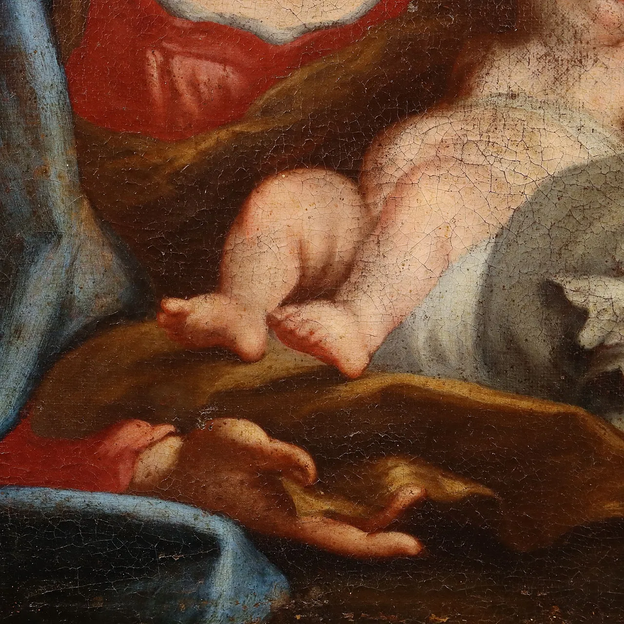 Biblical Scene, oil on canvas, Emilian School, 17th century 5