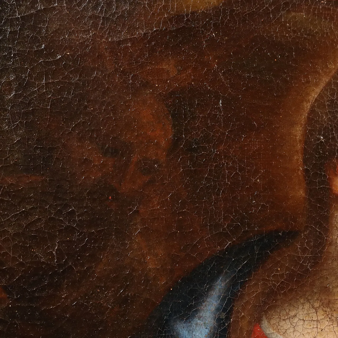 Biblical Scene, oil on canvas, Emilian School, 17th century 6