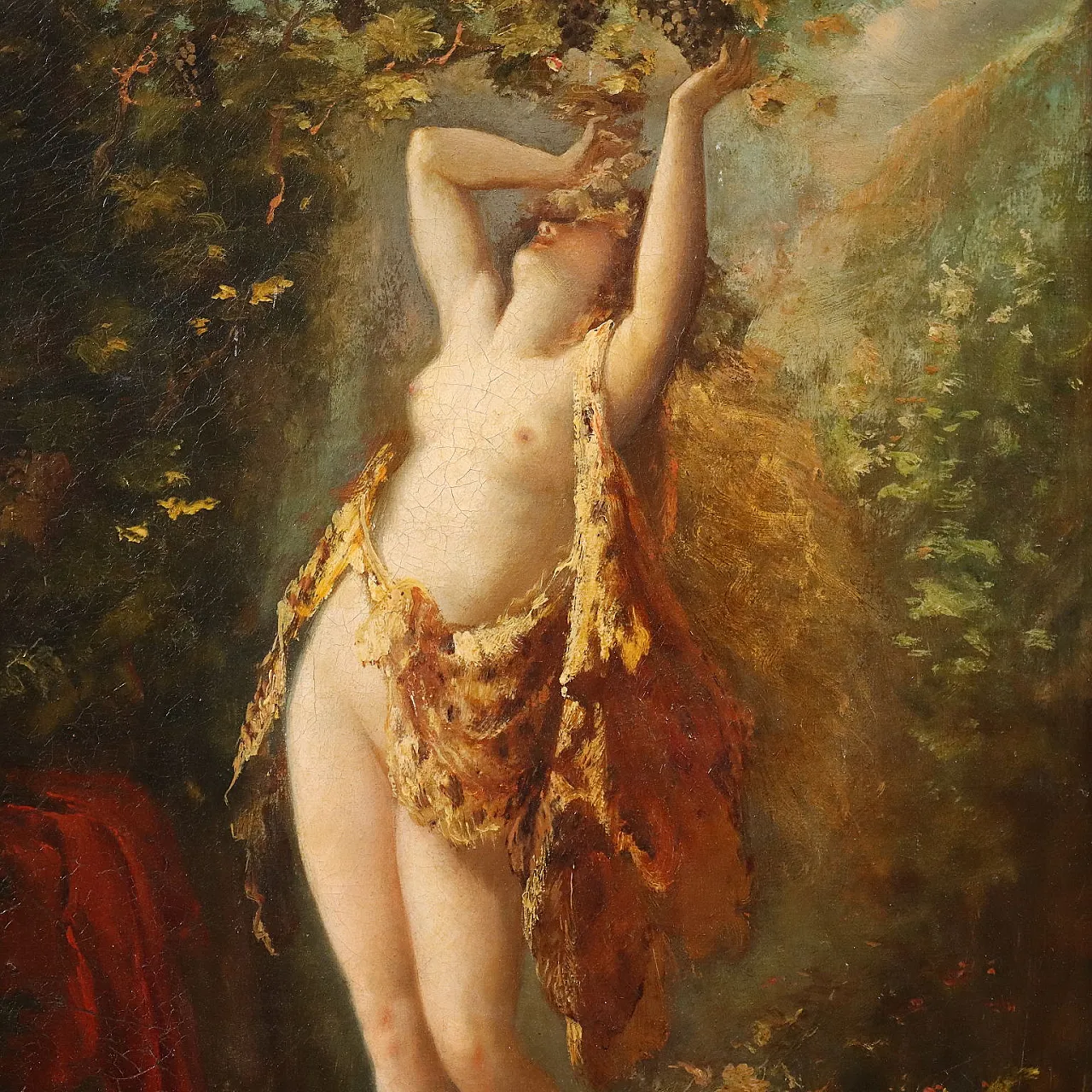 Oil on canvas by Francisque Desportes, 19th century 3