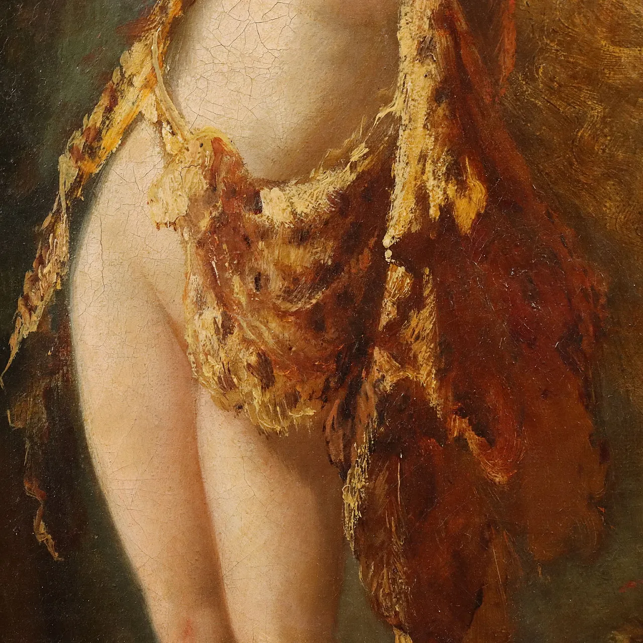 Oil on canvas by Francisque Desportes, 19th century 5