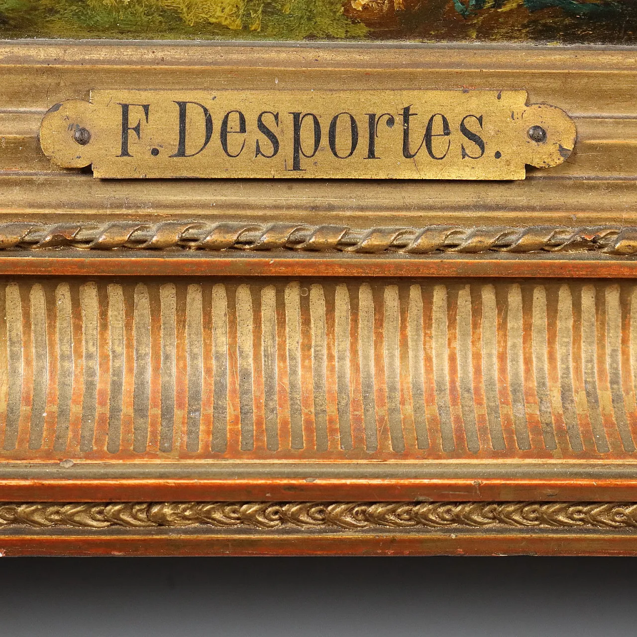 Oil on canvas by Francisque Desportes, 19th century 9
