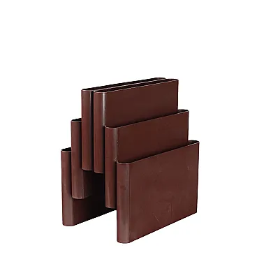 Brown 4675 Magazine Rack by Giotto Stoppino for Kartell, 1980s