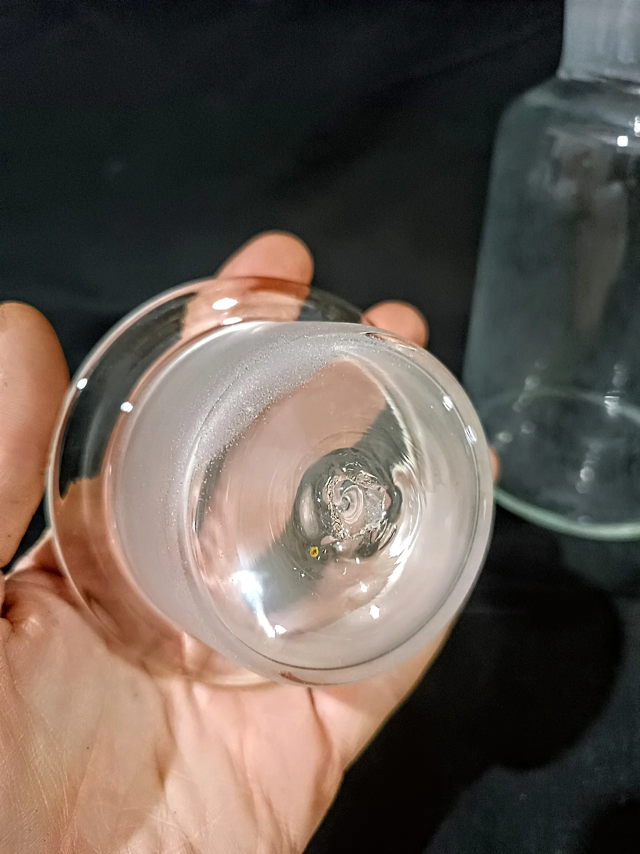 Vaso Farmacia Albarello Vetro Soffiato, primo '900 1